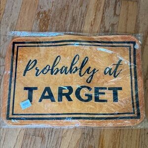 23x16 Target Tan Doormat